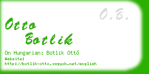 otto botlik business card